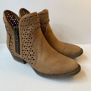 Circle G By Corral Shortie Cutout Booties Women’s 7.5